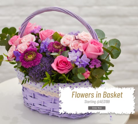 Flowers In Basket