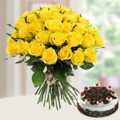 Yellow Roses Combo