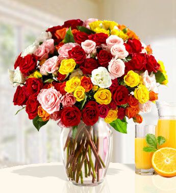 Assorted Color Roses